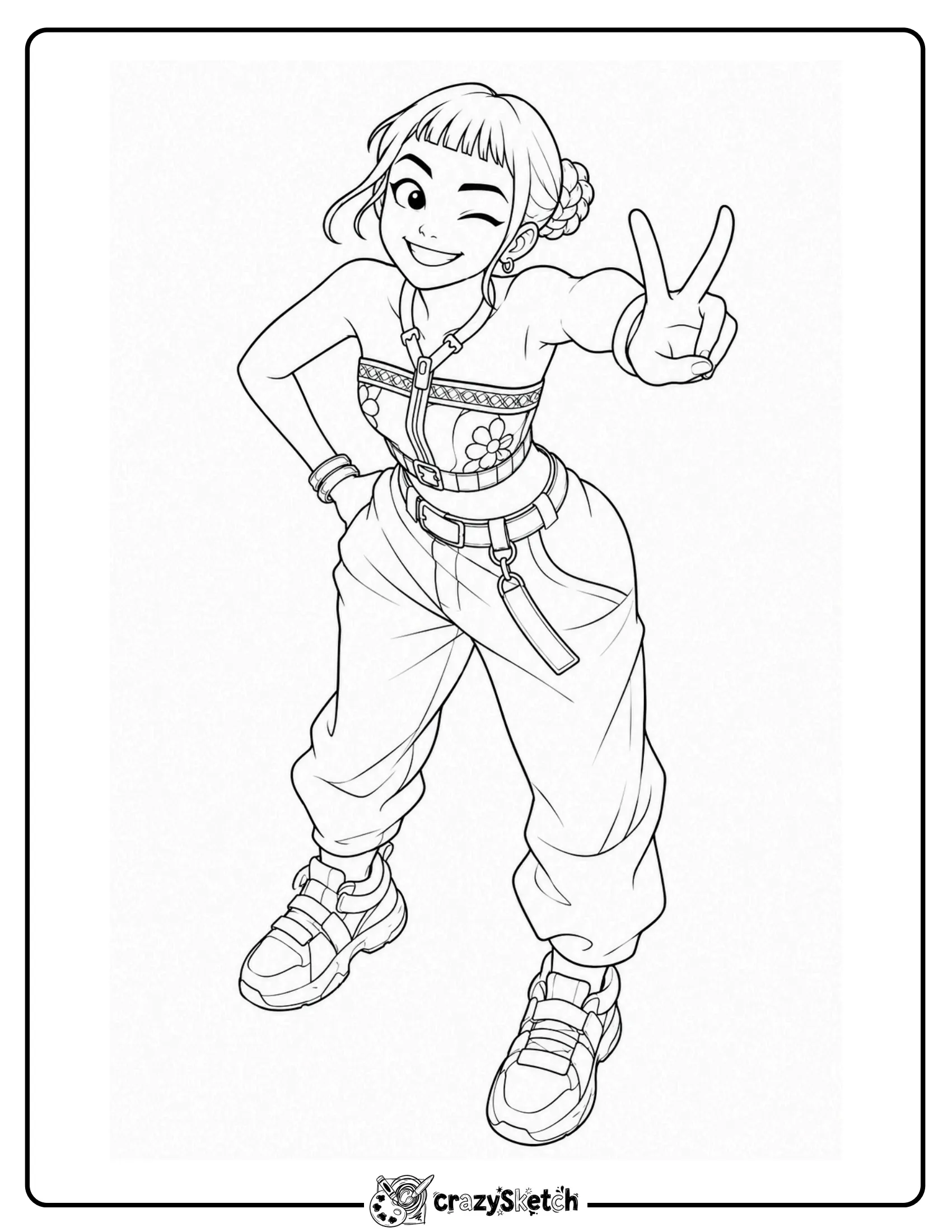 Saja Boys coloring page from KPop Demon Hunters