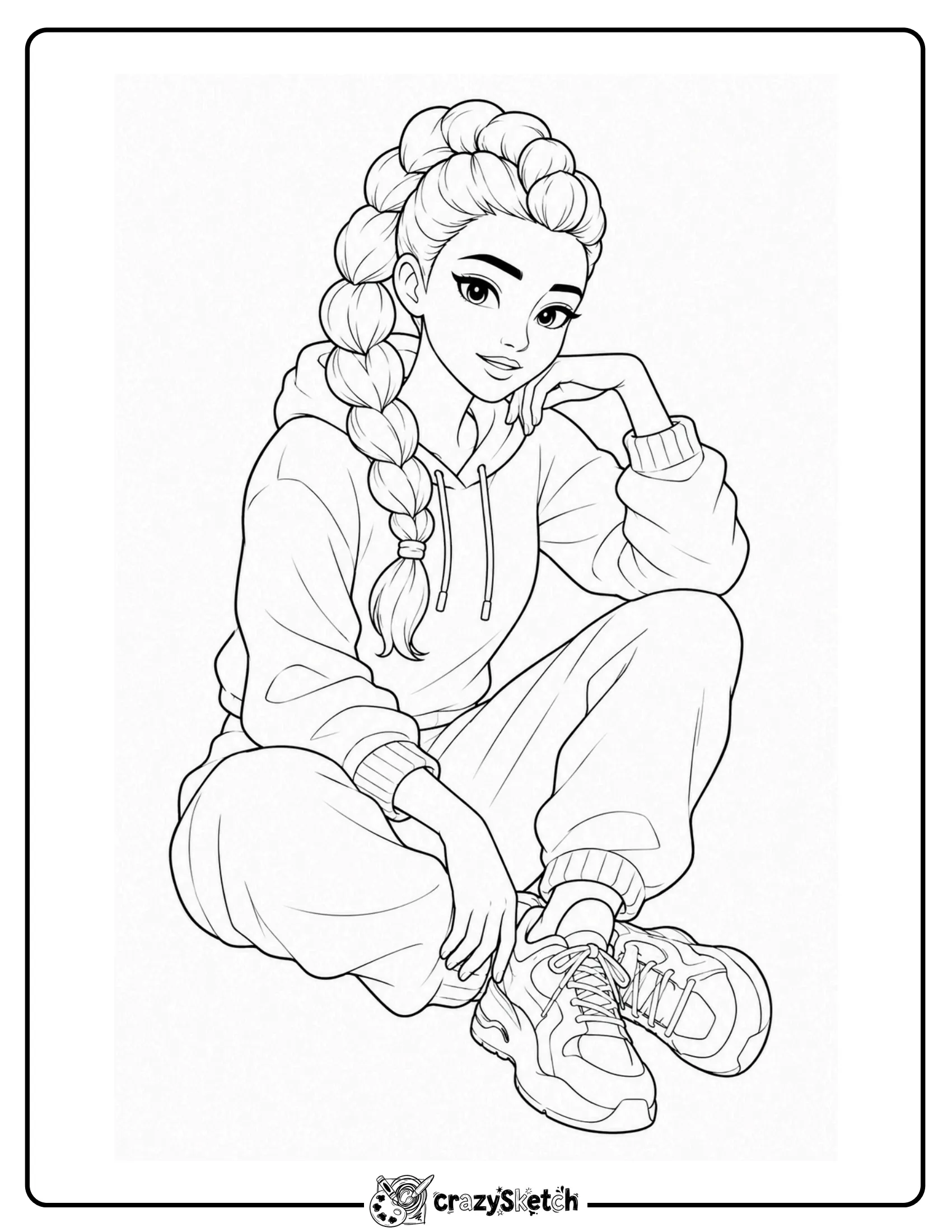 Saja Boys character coloring page from KPop Demon Hunters