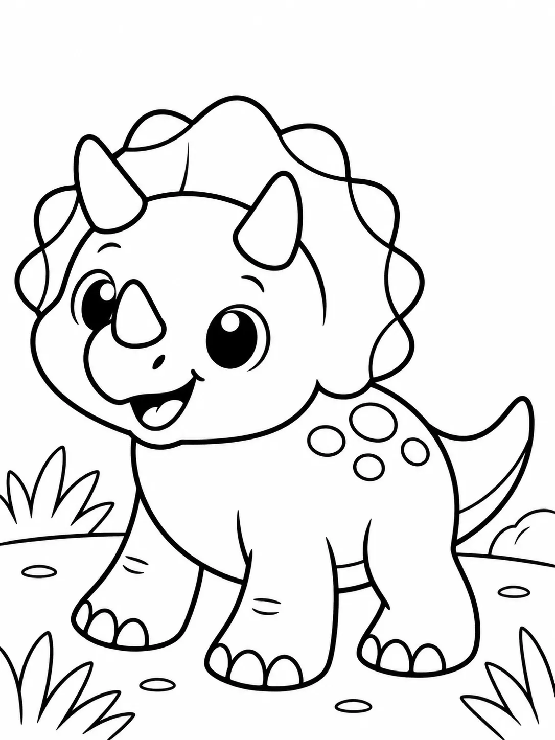 Dinosaur coloring page