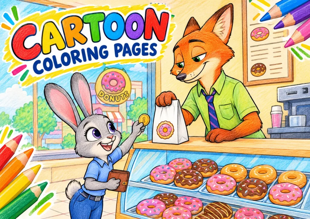 Zootopia Coloring Pages