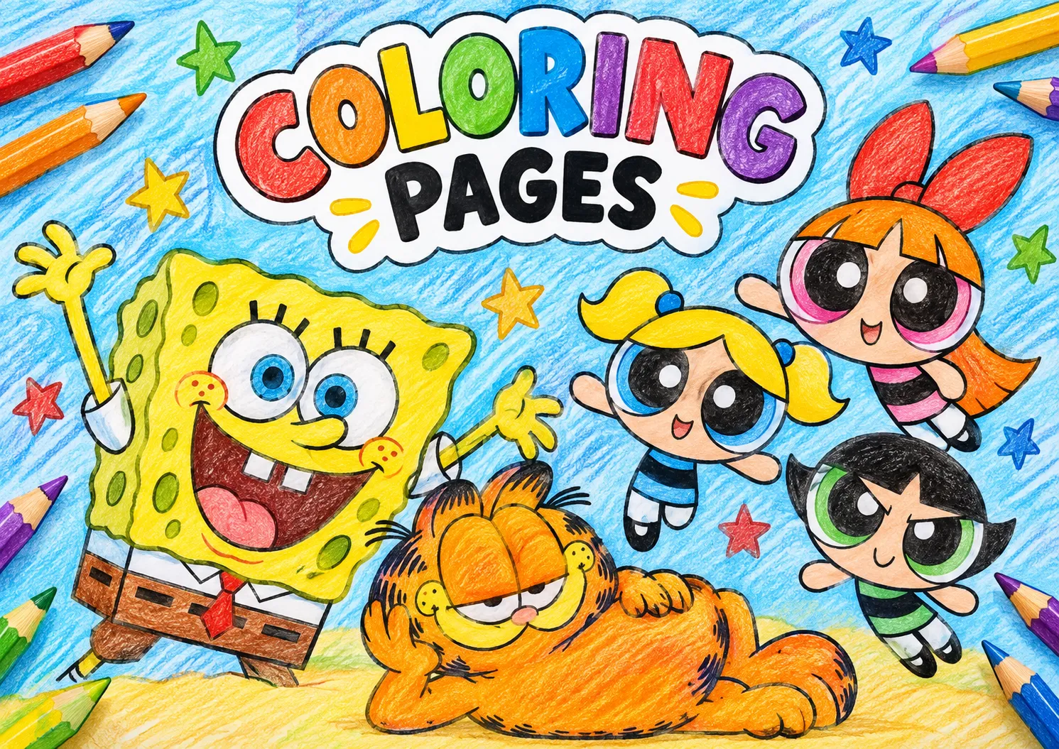 Cartoon Coloring Pages